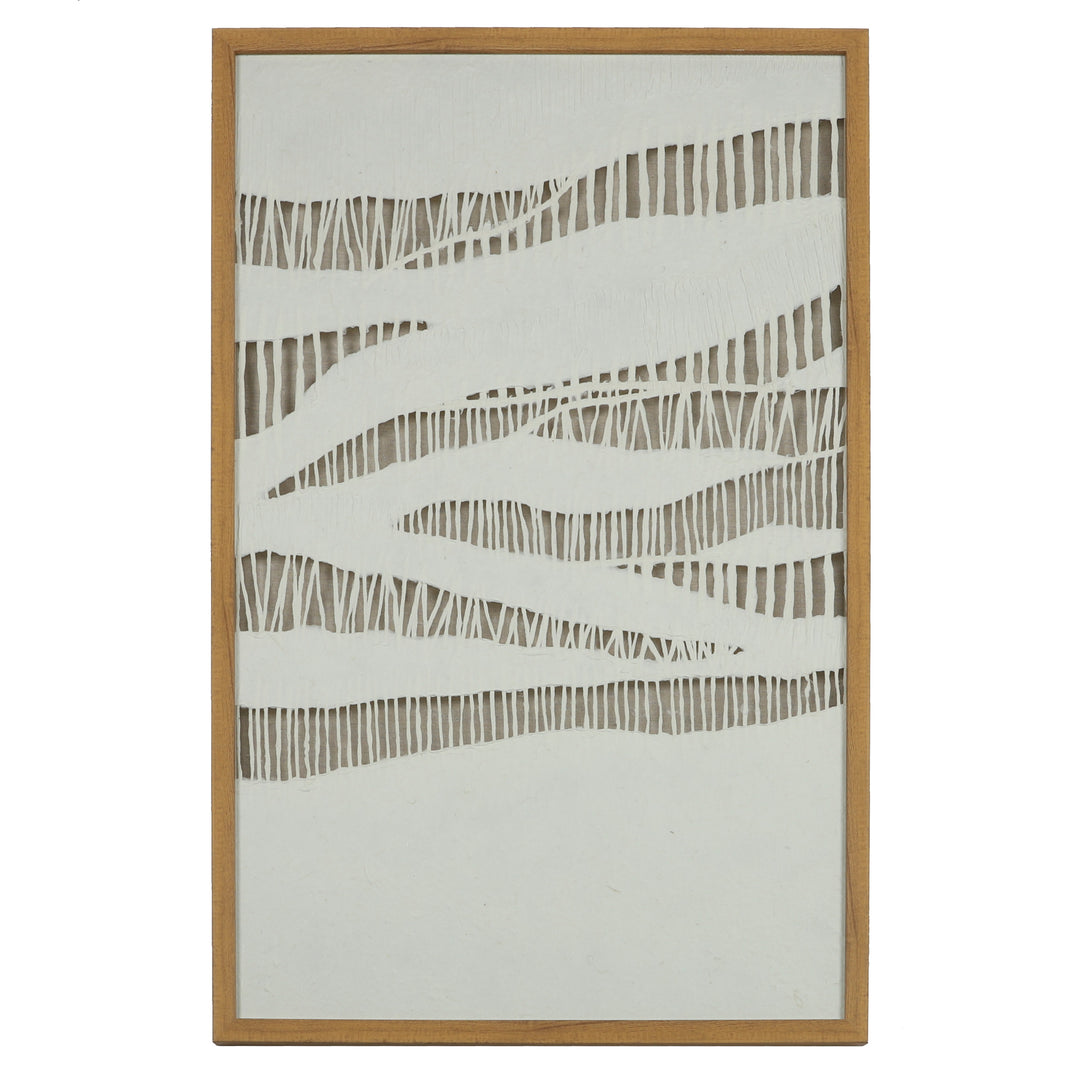 Summit Paper Wall Art 60x90cm White/Natural