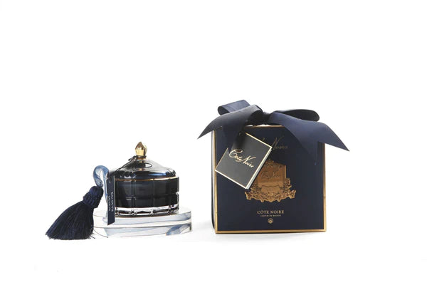 Navy Art Deco Candle