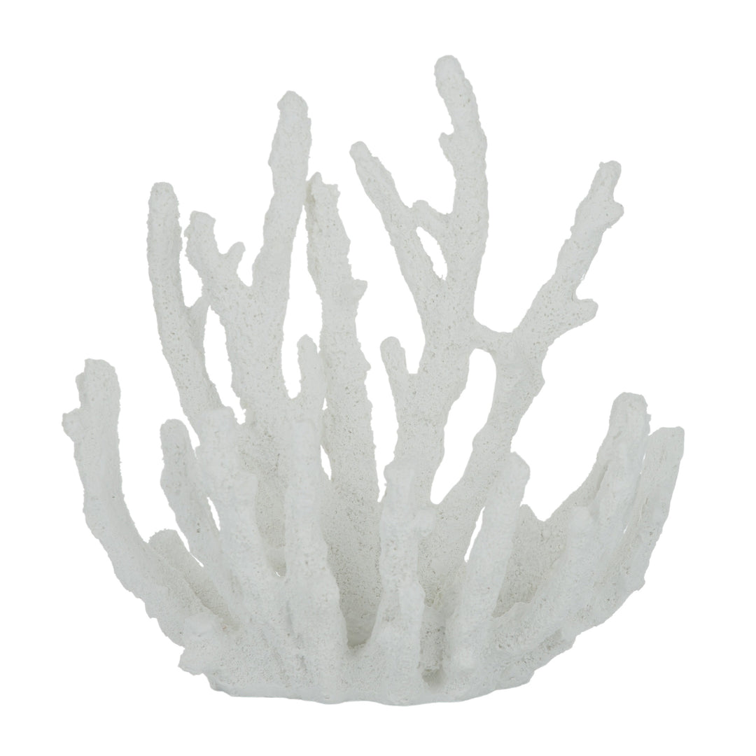 Finger Coral Resin Sculp 15x9x16cm White
