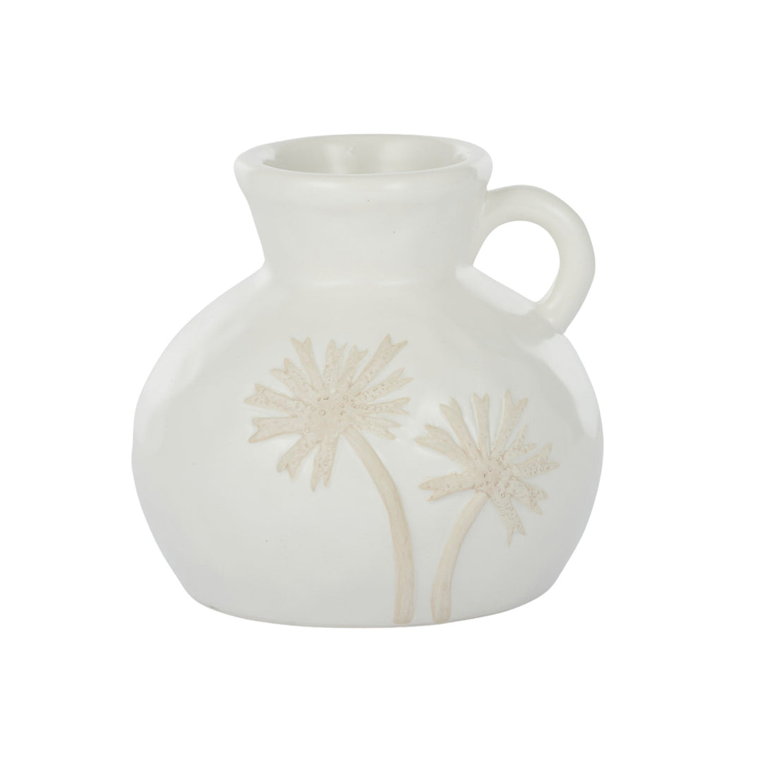Faith Ceramic Vase Small White