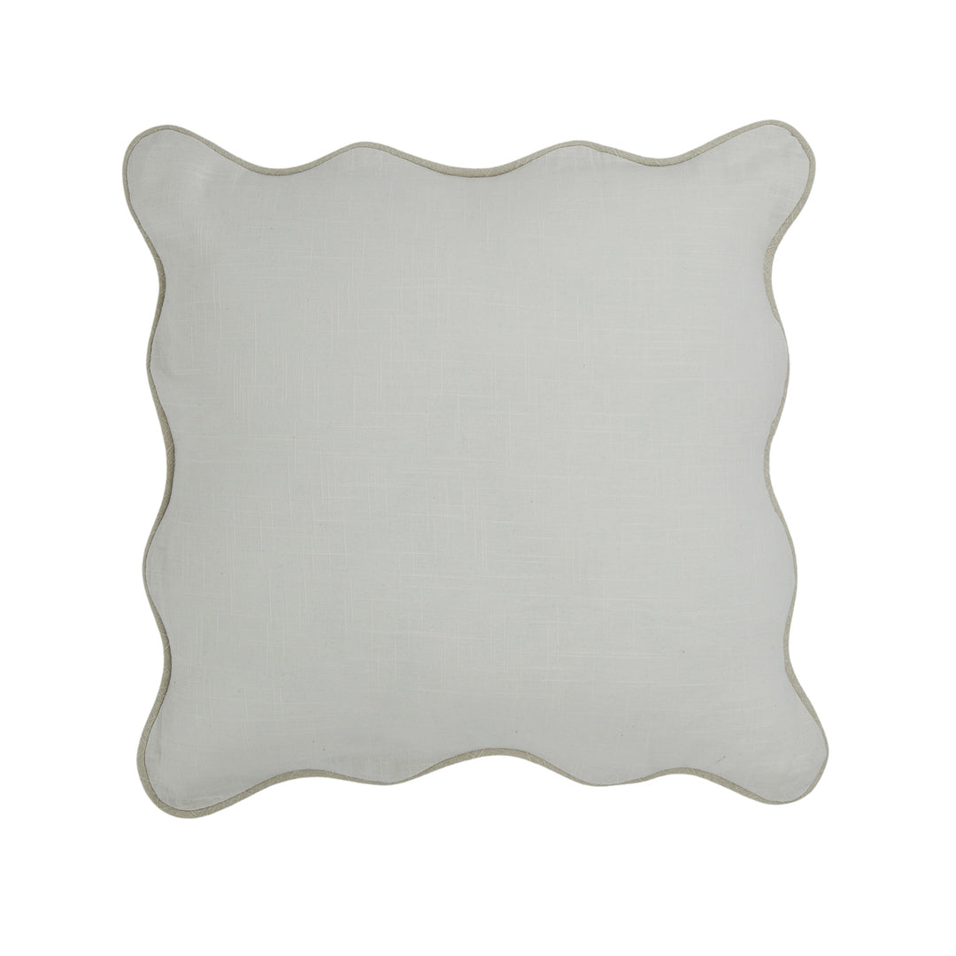 Diablo Cotton Cushion 50x50cm White/Nat