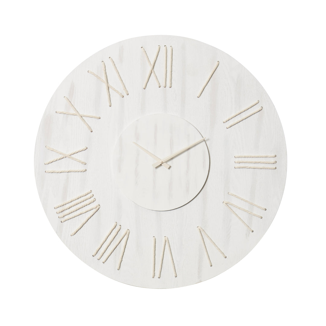 Camden Wall Clock 68x5x68cm White Wash