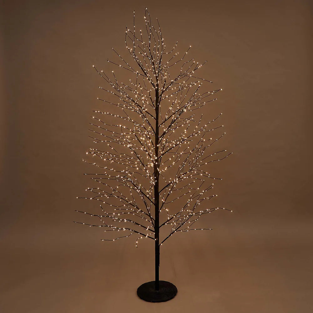 Black Forest Light Up Tree with 1300 Lights 180cm