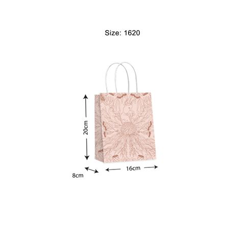 Gift Bag Botanica Champagne & Copper 16x20cm