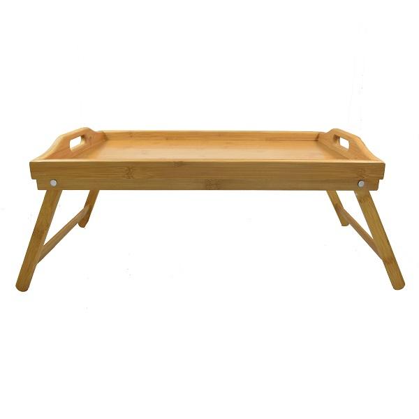 Bamboo Serving Tray with Legs
