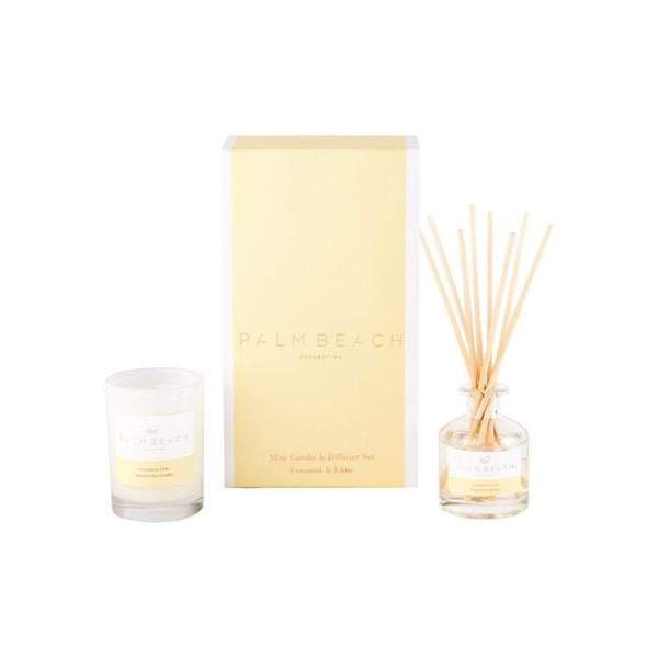 Palm Beach Collection Mini Candle & Palm Beach Collection Diffuser Coconut & Lime