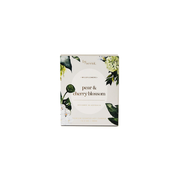 Wildflowers Pear & Cherry Blossom Candle 400g