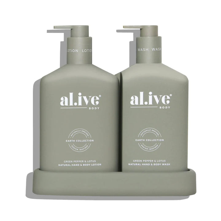 Al.ive Body Green Pepper & Lotus Duo 2x500ml