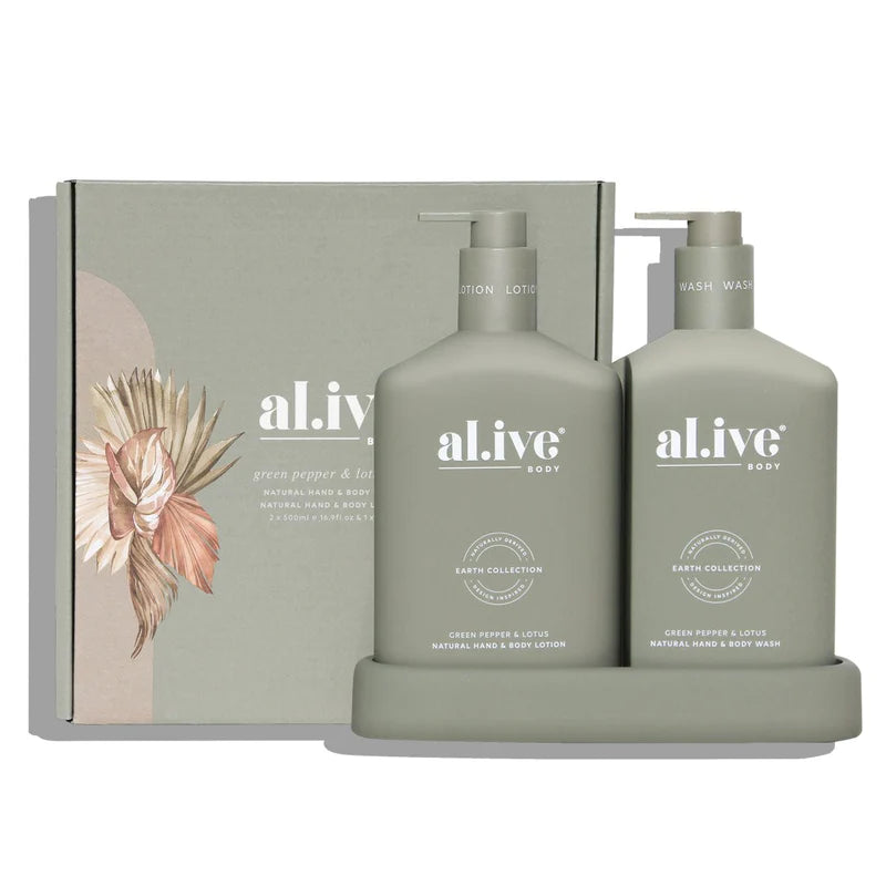 Al.ive Body Green Pepper & Lotus Duo 2x500ml