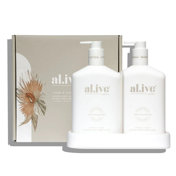 Al.ive Body Mango & Lychee Duo 2x500ml