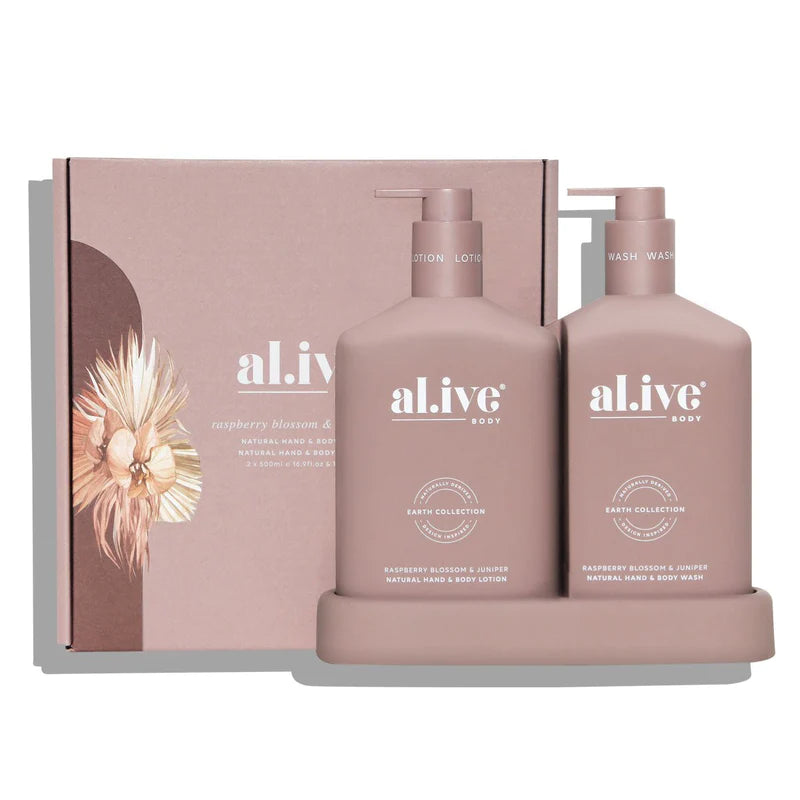 Al.ive Body Raspberry Blossom & Juniper Duo 2x500ml