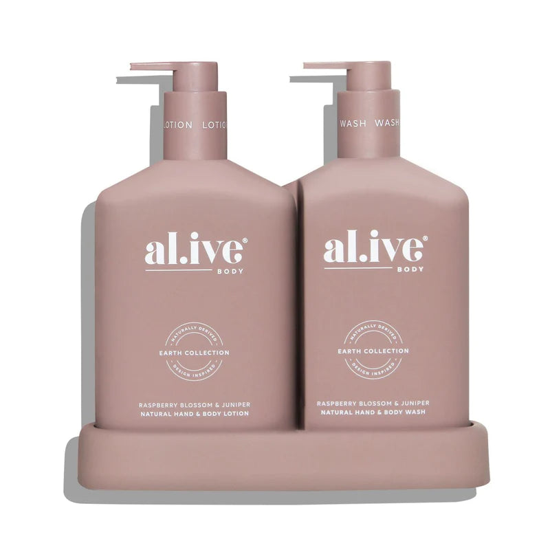 Al.ive Body Raspberry Blossom & Juniper Duo 2x500ml