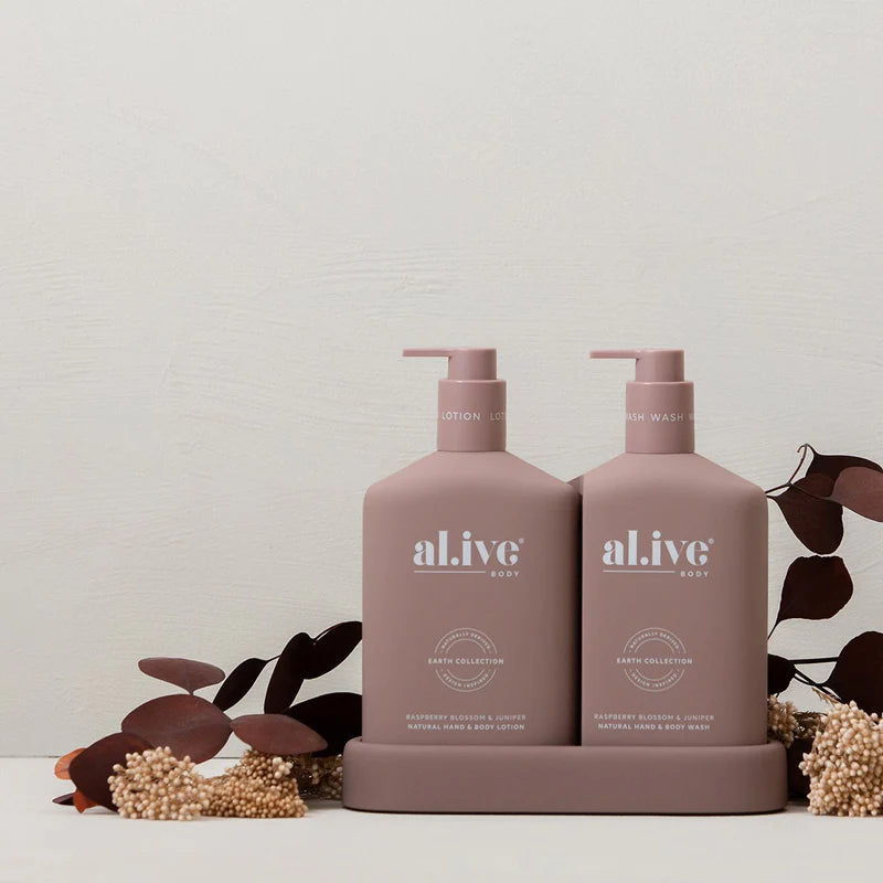 Al.ive Body Raspberry Blossom & Juniper Duo 2x500ml